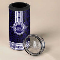 Tonga Queen Salote College 100 years 4 in 1 Can Cooler Tumbler QSC 1926-2026 Tongan Pattern