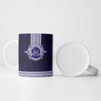 Tonga Queen Salote College 100 years Ceramic Mug QSC 1926-2026 Tongan Pattern