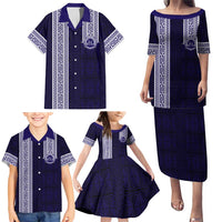 Tonga Queen Salote College 100 years Family Matching Puletasi and Hawaiian Shirt QSC 1926-2026 Tongan Pattern LT9 - Polynesian Pride