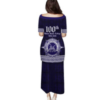 Tonga Queen Salote College 100 years Family Matching Puletasi and Hawaiian Shirt QSC 1926-2026 Tongan Pattern LT9 - Polynesian Pride