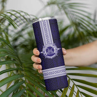 Tonga Queen Salote College 100 years Skinny Tumbler QSC 1926-2026 Tongan Pattern