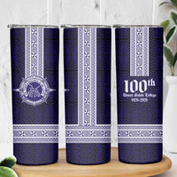Tonga Queen Salote College 100 years Skinny Tumbler QSC 1926-2026 Tongan Pattern
