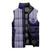 Tonga Queen Salote College 100 years Sleeveless Puffer Jacket QSC 1926-2026 Tongan Pattern