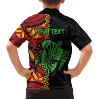 Personalised Tonga Emancipation Day Family Matching Long Sleeve Bodycon Dress and Hawaiian Shirt Puleanga Fakatui O Since 1970