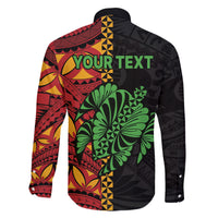 Personalised Tonga Emancipation Day Family Matching Off Shoulder Short Dress and Hawaiian Shirt Puleanga Fakatui O Since 1970 LT9 - Polynesian Pride