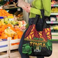 Personalised Tonga Emancipation Day Grocery Bag Puleanga Fakatui O Since 1970