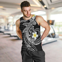 Aloha Hammerhead Shark Men Tank Top Black Hawaiian Kakau Tribal Tattoo LT9 Black - Polynesian Pride