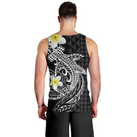 Aloha Hammerhead Shark Men Tank Top Black Hawaiian Kakau Tribal Tattoo LT9 - Polynesian Pride