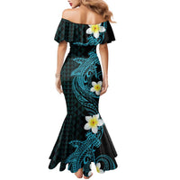 Aloha Hammerhead Shark Family Matching Mermaid Dress and Hawaiian Shirt Calypso Hawaiian Kakau Tribal Tattoo LT9 - Polynesian Pride