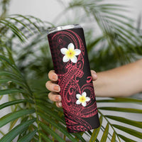 Aloha Hammerhead Shark Skinny Tumbler Feverish Pink Hawaiian Kakau Tribal Tattoo LT9 - Polynesian Pride