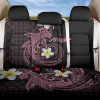 Aloha Hammerhead Shark Back Car Seat Cover Vivacious Pink Hawaiian Kakau Tribal Tattoo