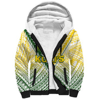 The Kuki's Cook Islands Rugby Sherpa Hoodie Be Unique Vibe White LT9 Unisex White - Polynesian Pride