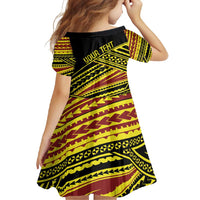 Personalised Tonga Ha apai High School Family Matching Mermaid Dress and Hawaiian Shirt Ngatu Fonulei Pattern LT9 - Polynesian Pride