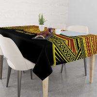 Personalised Tonga Ha apai High School Tablecloth Ngatu Fonulei Pattern