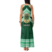 Personalised Tonga Saineha High School Family Matching Tank Maxi Dress and Hawaiian Shirt Polynesian Ngatu Tribal LT9 - Polynesian Pride