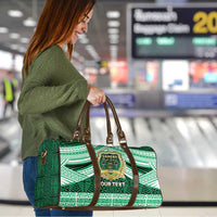 Personalised Tonga Saineha High School Travel Bag Polynesian Ngatu Tribal - Polynesian Pride