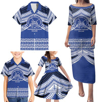 Personalised Tonga Taufa'ahau Pilolevu College Family Matching Puletasi and Hawaiian Shirt Polynesian Ngatu Tribal LT9 - Polynesian Pride