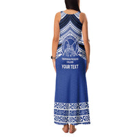 Personalised Tonga Taufa'ahau Pilolevu College Family Matching Tank Maxi Dress and Hawaiian Shirt Polynesian Ngatu Tribal LT9 - Polynesian Pride