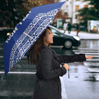Personalised Tonga Taufa'ahau Pilolevu College Umbrella Polynesian Ngatu Tribal - Polynesian Pride