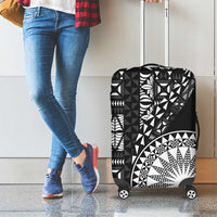 Black Tongan Ngatu Fonulei Pattern Luggage Cover