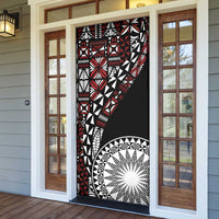 Red Tongan Ngatu Fonulei Pattern Door Cover LT9 - Polynesian Pride