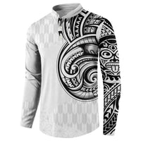 Hawaii and Japanese Culture Personalised Button Sweatshirt With Polynesian Tribal Tattoo Style
