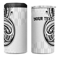 Hawaii and Japanese Culture Personalised 4 in 1 Can Cooler Tumbler With Polynesian Tribal Tattoo Style LT9 One Size: 16 oz White - Polynesian Pride