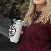 Hawaii and Japanese Culture Personalised Tumbler Cup With Polynesian Tribal Tattoo Style