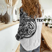 Hawaii and Japanese Culture Personalised Women Casual Shirt With Polynesian Tribal Tattoo Style LT9 - Polynesian Pride