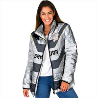 Japan Pacific Rugby 2022-23 Custom Padded Jacket Black Sakura Japanese Wave Pattern - Polynesian Pride