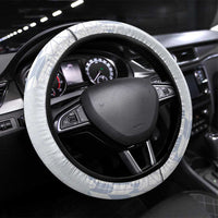 Japan Pacific Rugby 2022-23 Steering Wheel Cover Black Sakura Japanese Wave Pattern