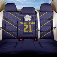 Japan Pacific Rugby 2022-23 Custom Back Car Seat Cover Blue Sakura Japanese Wave Pattern