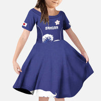 Japan Pacific Rugby Custom Family Matching Tank Maxi Dress and Hawaiian Shirt Go Sakura Japanese Wave Pattern