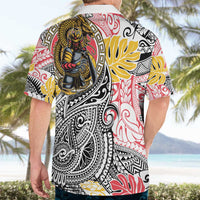 Japanese Samurai Warrior Hawaiian Shirt Colorful Polynesian Tattoo Style LT9 - Polynesian Pride