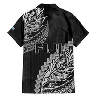 Fiji Rugby Hawaiian Shirt Kaiviti Fijian Tribal World Cup Black LT9 - Polynesian Pride