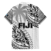 Fiji Rugby Hawaiian Shirt Kaiviti Fijian Tribal World Cup White LT9 - Polynesian Pride