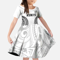World Rugby Cook Islands Family Matching Summer Maxi Dress and Hawaiian Shirt Kukis Make History - Polynesian Pride