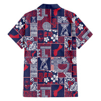 Guam Felis Pasgua Family Matching Summer Maxi Dress and Hawaiian Shirt Pacific Patchwork Xmas Vibes - Polynesian Pride