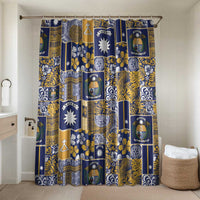 Ekamawir omo Nauru Bathroom Set Pacific Patchwork Xmas Vibes - Polynesian Pride