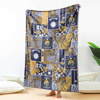 Ekamawir omo Nauru Blanket Pacific Patchwork Xmas Vibes - Polynesian Pride