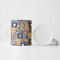 Ekamawir omo Nauru Ceramic Mug Pacific Patchwork Xmas Vibes - Polynesian Pride