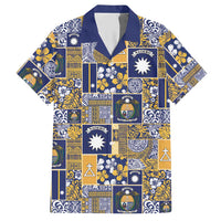 Ekamawir omo Nauru Hawaiian Shirt Pacific Patchwork Xmas Vibes - Polynesian Pride