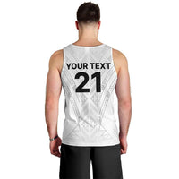 New Zealand Koru Fern Custom Men Tank Top Simple Taniko Motif