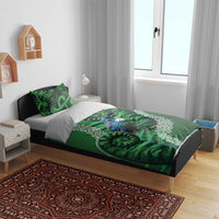 Tui Bird Koru Silver Fern Aotearoa Bedding Set