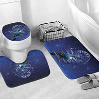 Tui Bird Matariki Galaxy Bathroom Set Koru Silver Fern Aotearoa