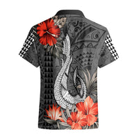 Personalised Hawaii Fish Hook Hawaiian Shirt Polynesian Vintage Vibes LT9 - Polynesian Pride