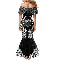 Cook Islands Ra o te Ui Ariki Est 1967 Family Matching Mermaid Dress and Hawaiian Shirt LT9 - Polynesian Pride