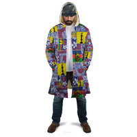 New Caledonia Joyeux Noel Cloak Pacific Patchwork Xmas Vibes - Polynesian Pride