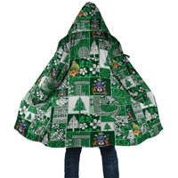 Norfolk Island Meri Krismas Cloak Pacific Patchwork Xmas Vibes - Polynesian Pride