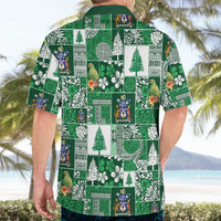 Norfolk Island Meri Krismas Hawaiian Shirt Pacific Patchwork Xmas Vibes - Polynesian Pride